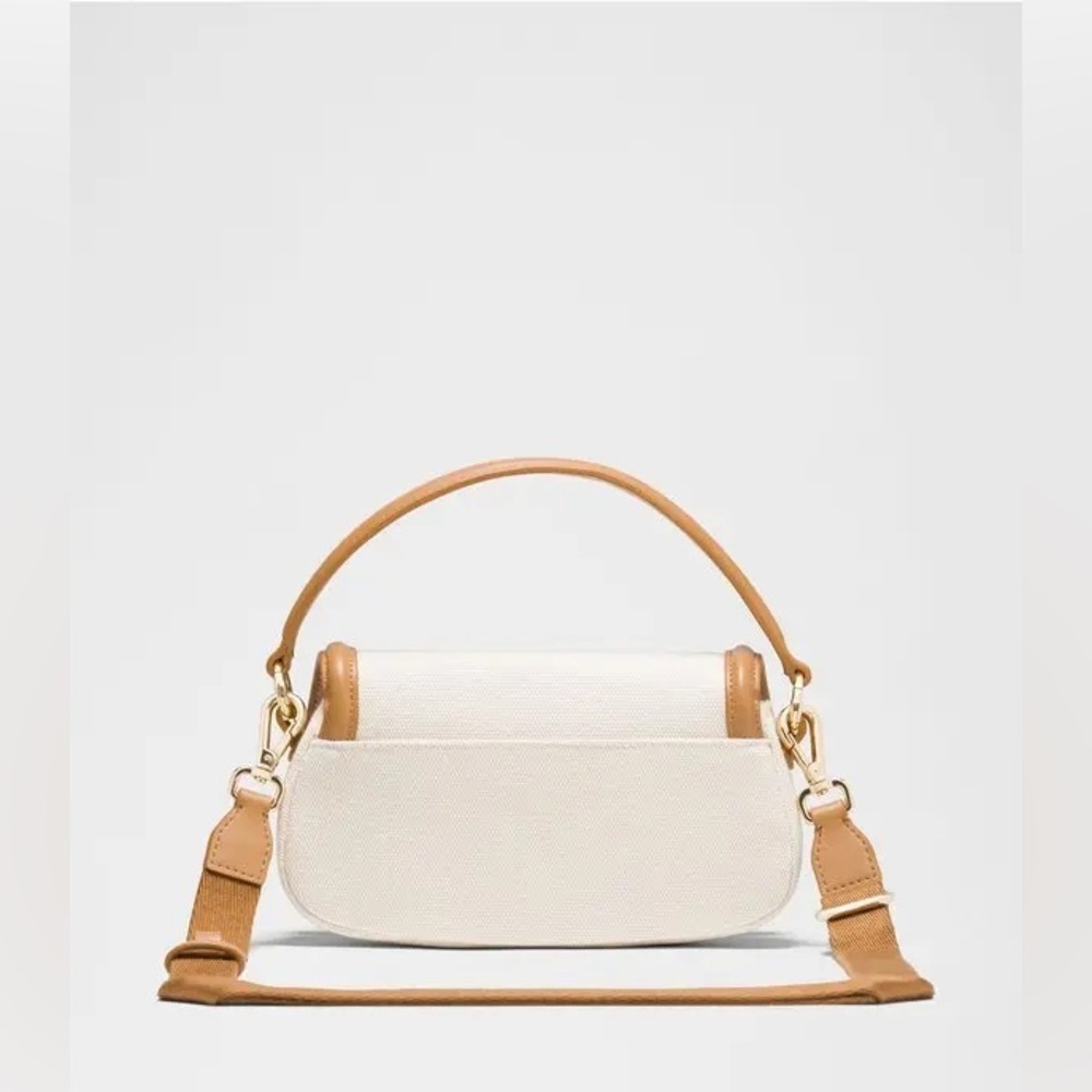 🆕🤎 Lululemon Canvas Mini Bag - Natural Chestnut Brown - Picture 4 of 9